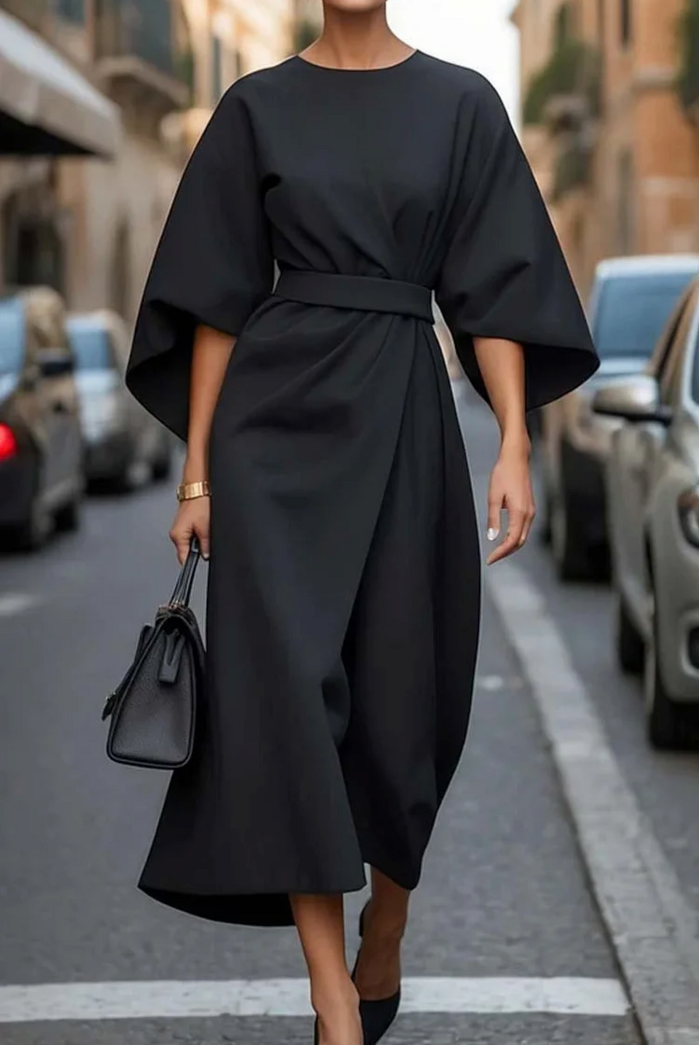 Keira - Dress with Wide Sleeves