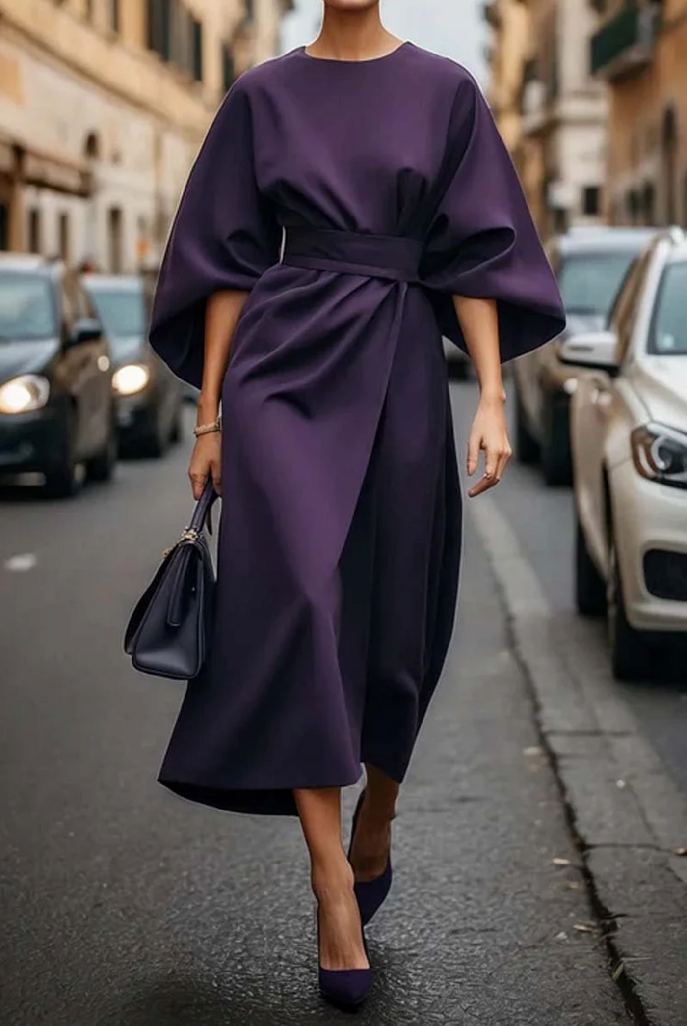 Keira - Dress with Wide Sleeves