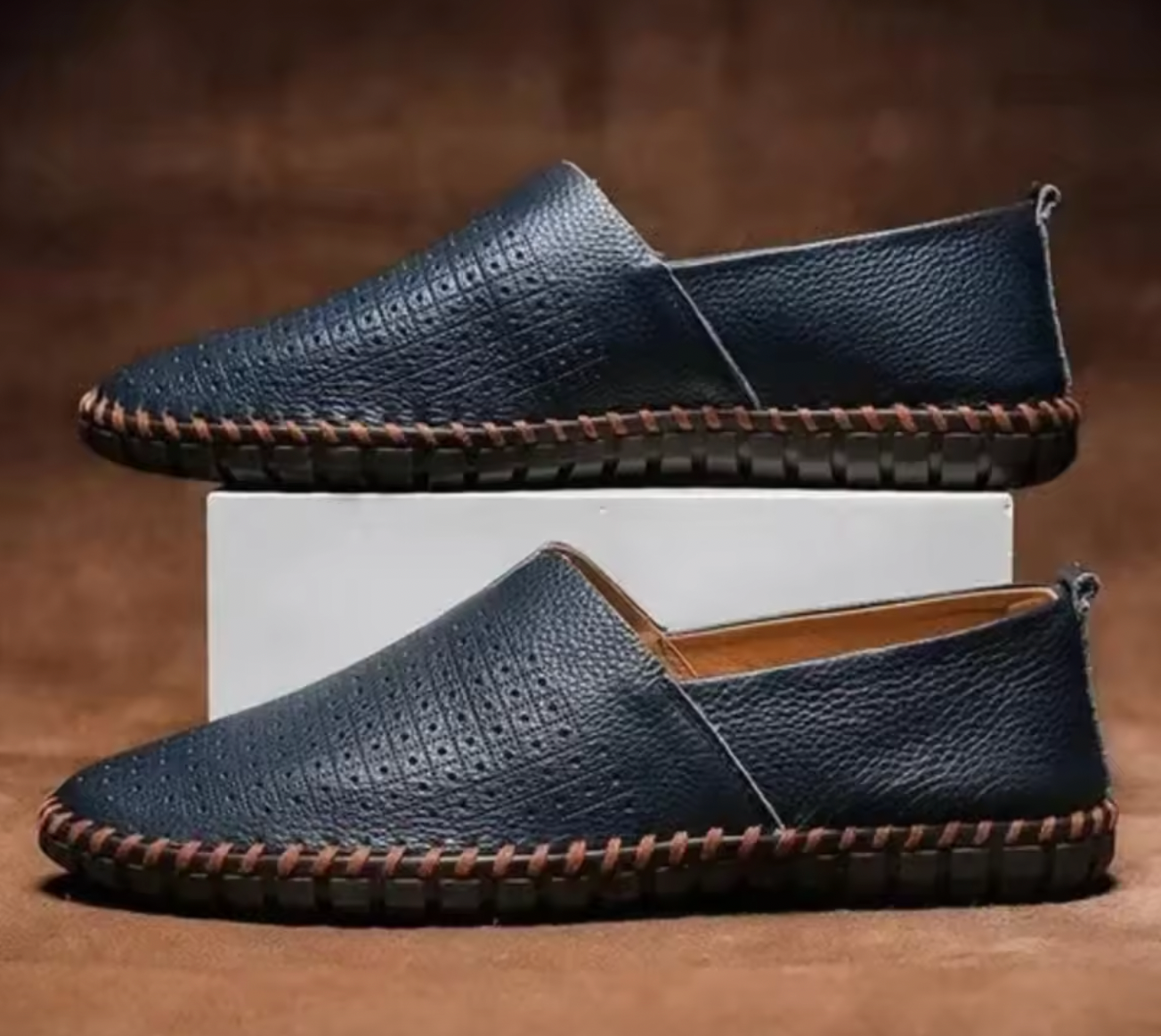MARCELLO LEATHER LOAFERS