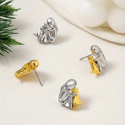 Elisa - Dog Icon Earrings