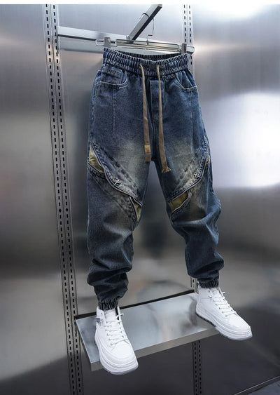 Ellis™ | Baggy Denim Trousers with Belt