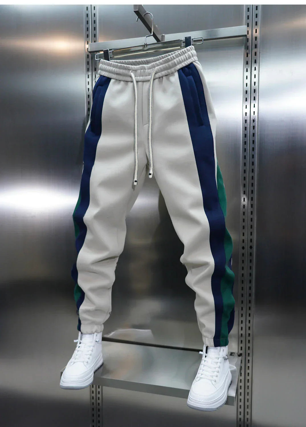 Ashton™ | Trendy Contrast Striped Trousers