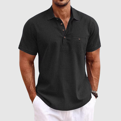 Sebastian Reed Linen Polo Shirt