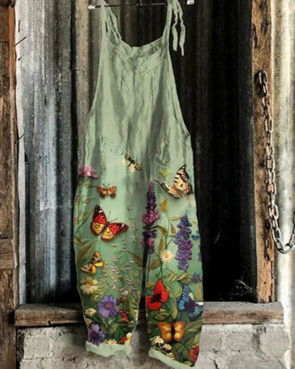 Marini™ | Embroidered Jumpsuit with Flowers and Butterflies for Women