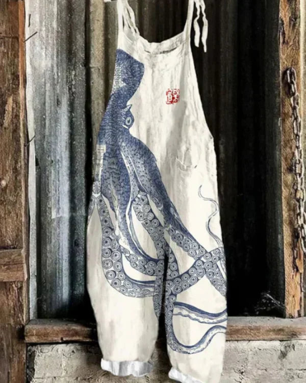 Marini™ | Wide Jumpsuit with Octopus Print