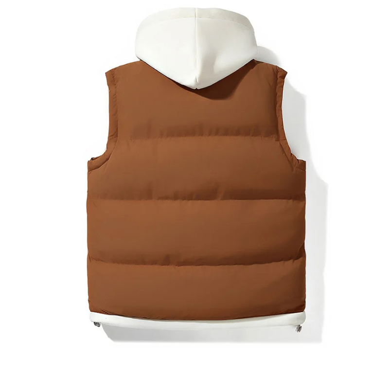 Matteo Rinaldi Hooded Puffer Gilet