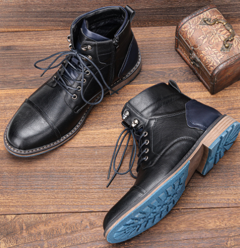 Aaron | Handcrafted Premium Leather Oxford Boots