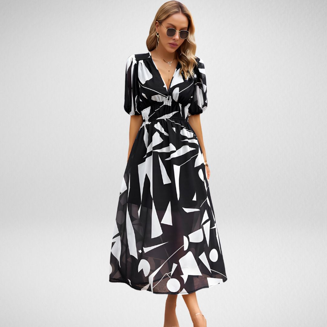 Johanna - V-Neck Casual Dress
