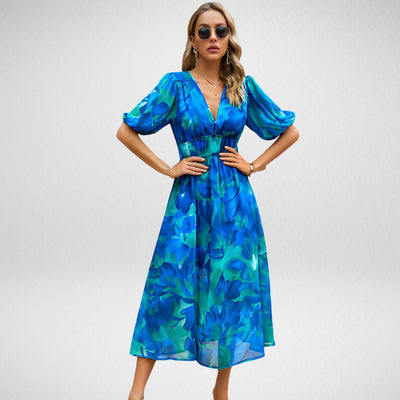 Johanna - V-Neck Casual Dress