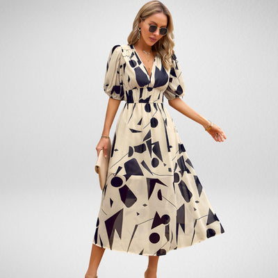 Johanna - V-Neck Casual Dress