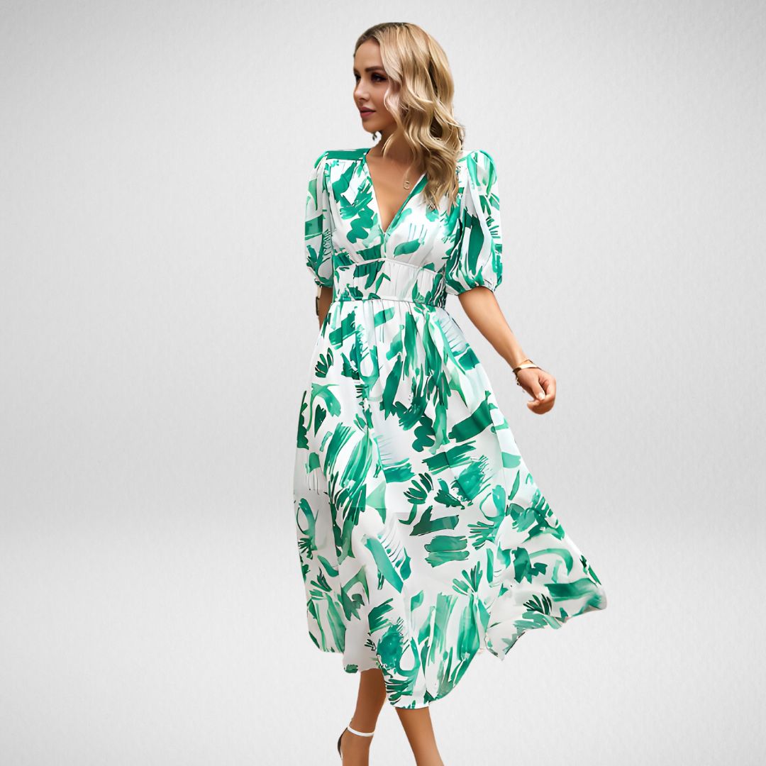 Johanna - V-Neck Casual Dress