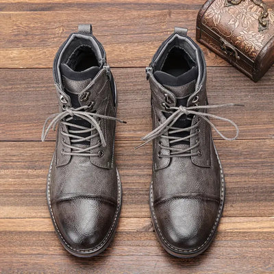 Aaron | Handcrafted Premium Leather Oxford Boots