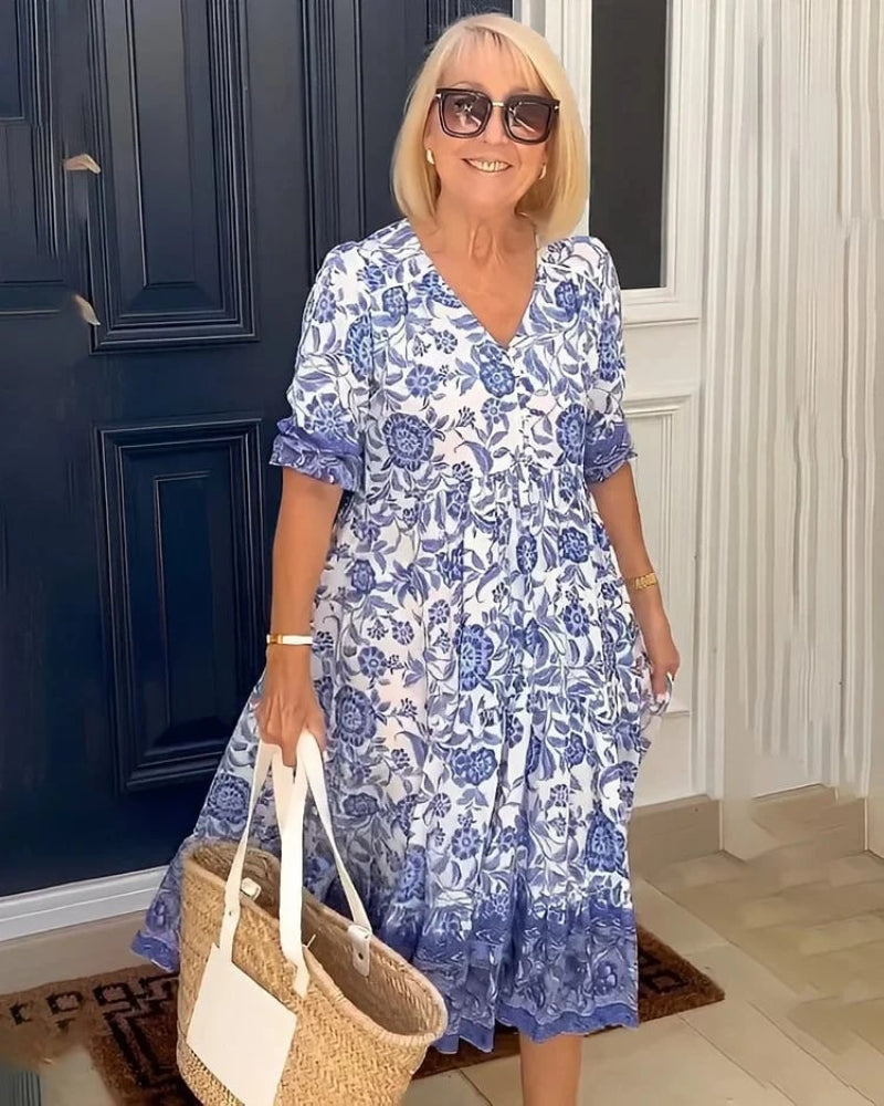 LIA | ELEGANT AND AIRY FLORAL DRESS