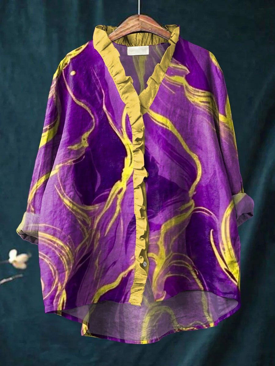Bonnie Vintage Colourful Blouse