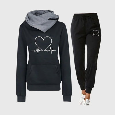 Hilary | Heartbeat Tracksuit Set