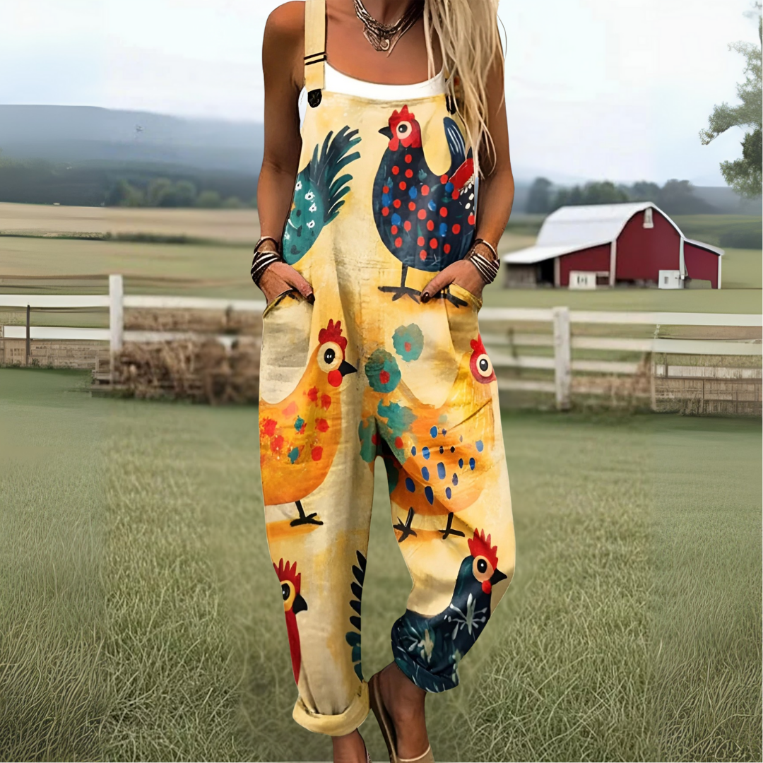 Camille | Artistic Chicken Overalls