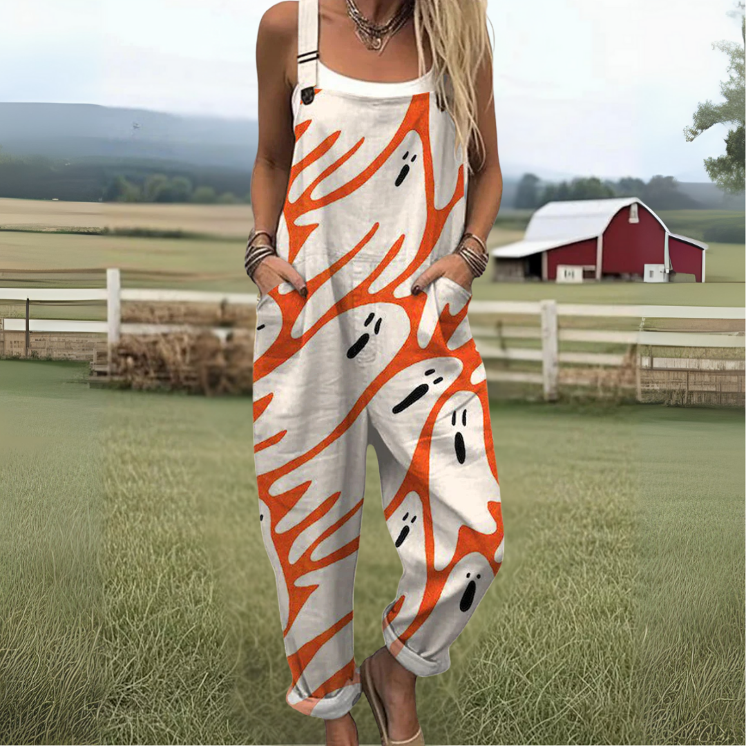 Sylvie | Graphic Ghosts Overalls