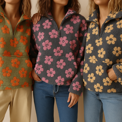Daisy | Fleece Bloom Pullover