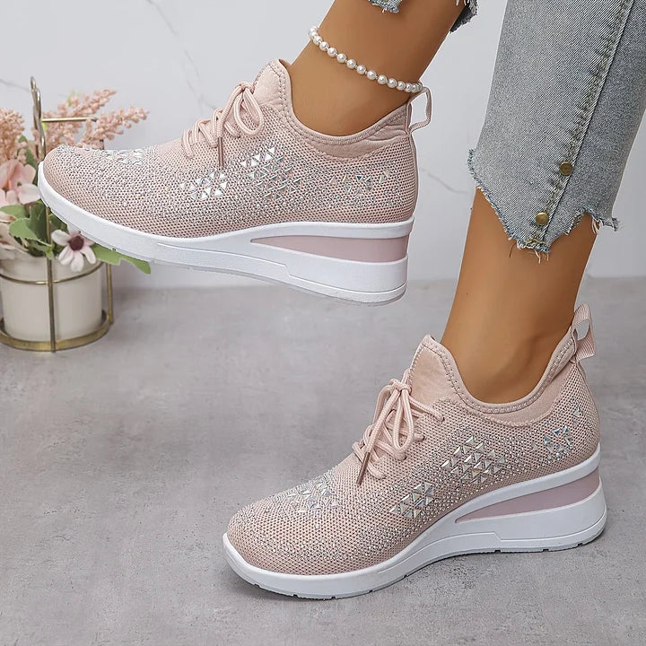 Giselle | Sneakers with Sparkling Rhinestones