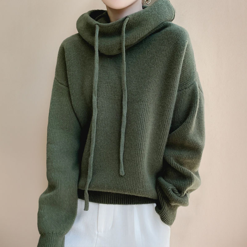 Elvire™ | Cozy Hooded Pullover