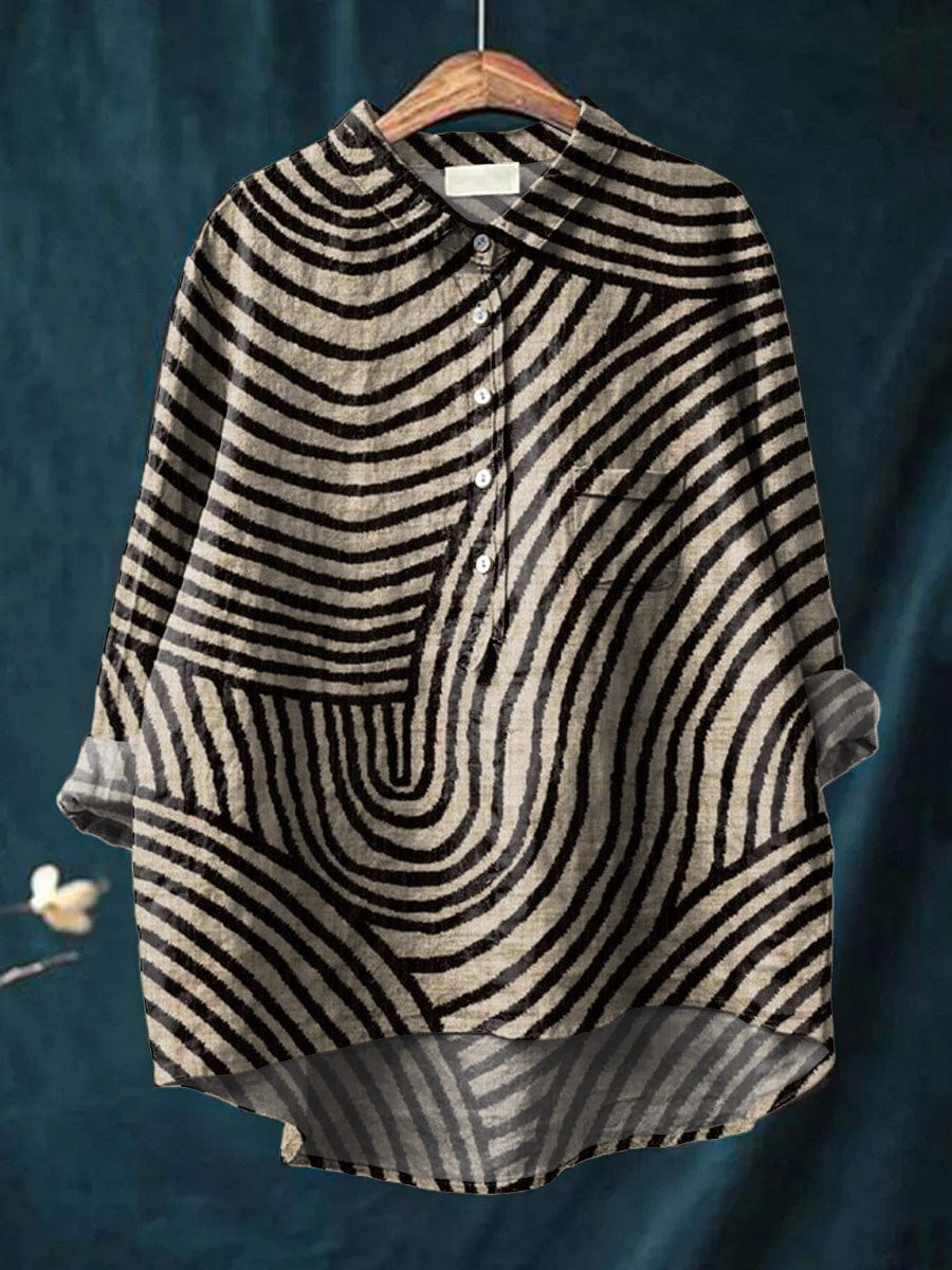 Melina Vintage Colourful Blouse