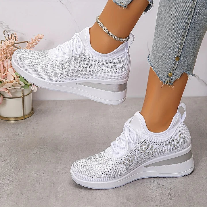 Giselle | Sneakers with Sparkling Rhinestones