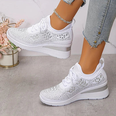 Giselle | Sneakers with Sparkling Rhinestones