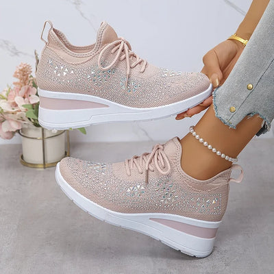 Giselle | Sneakers with Sparkling Rhinestones