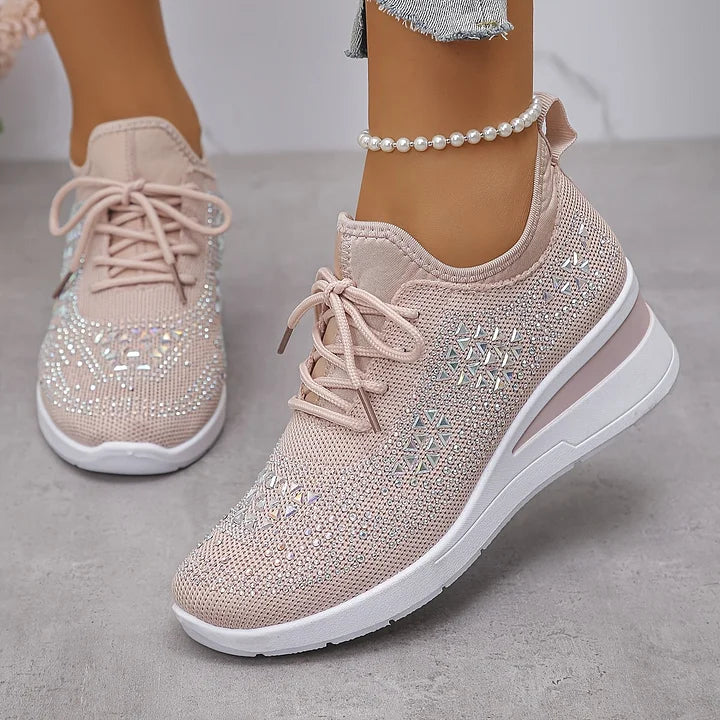Giselle | Sneakers with Sparkling Rhinestones