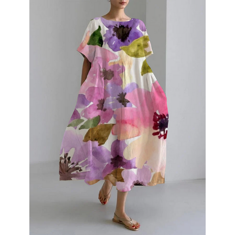Scarletta | Casual Maxi Dress Made of Soft Bloom
