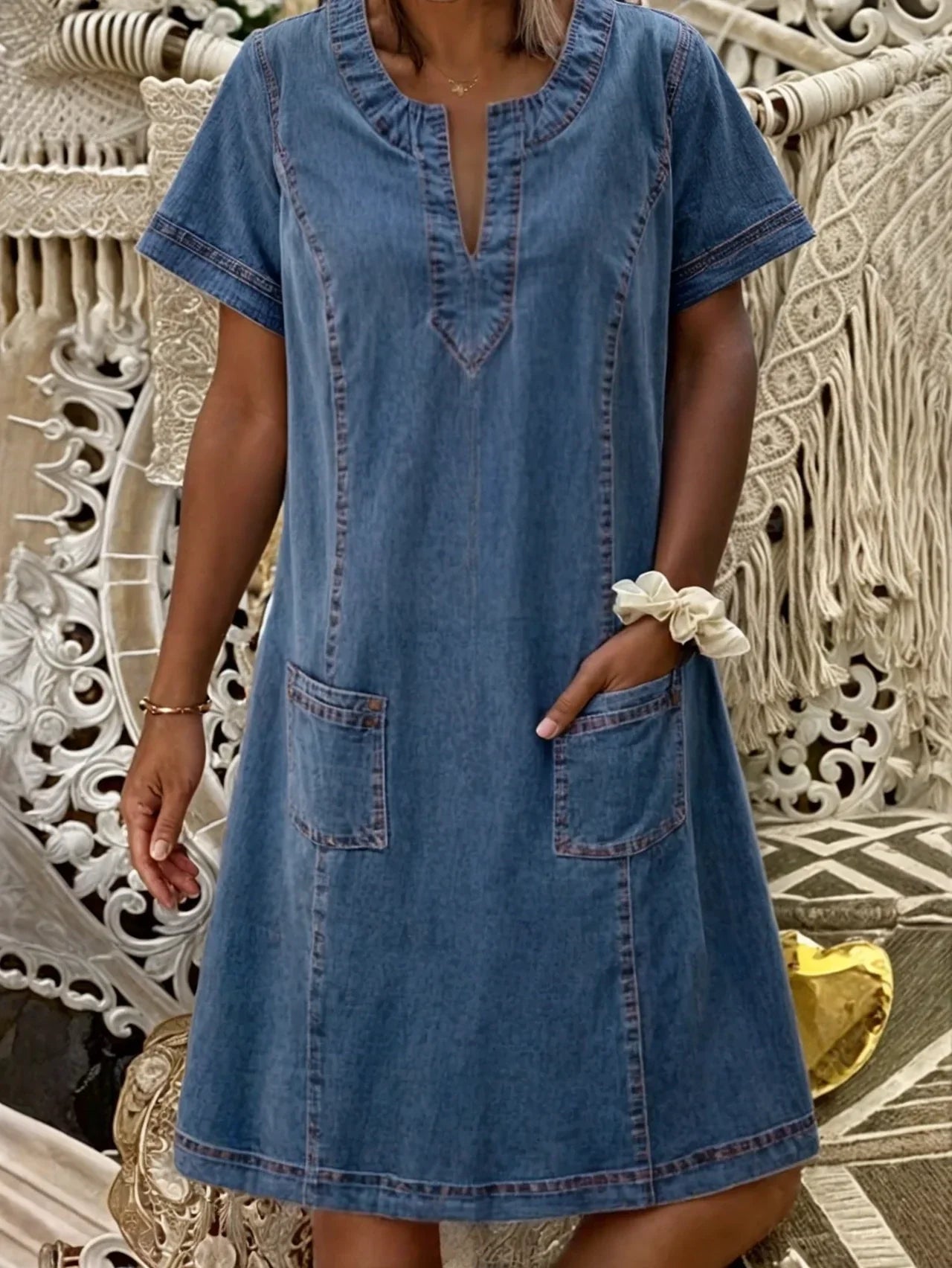 Mathea | Soft Denim Dress