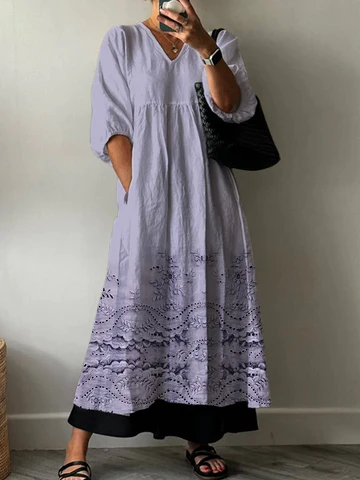 Elegant Dress with Print