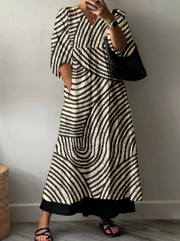 Elegant Dress with Print