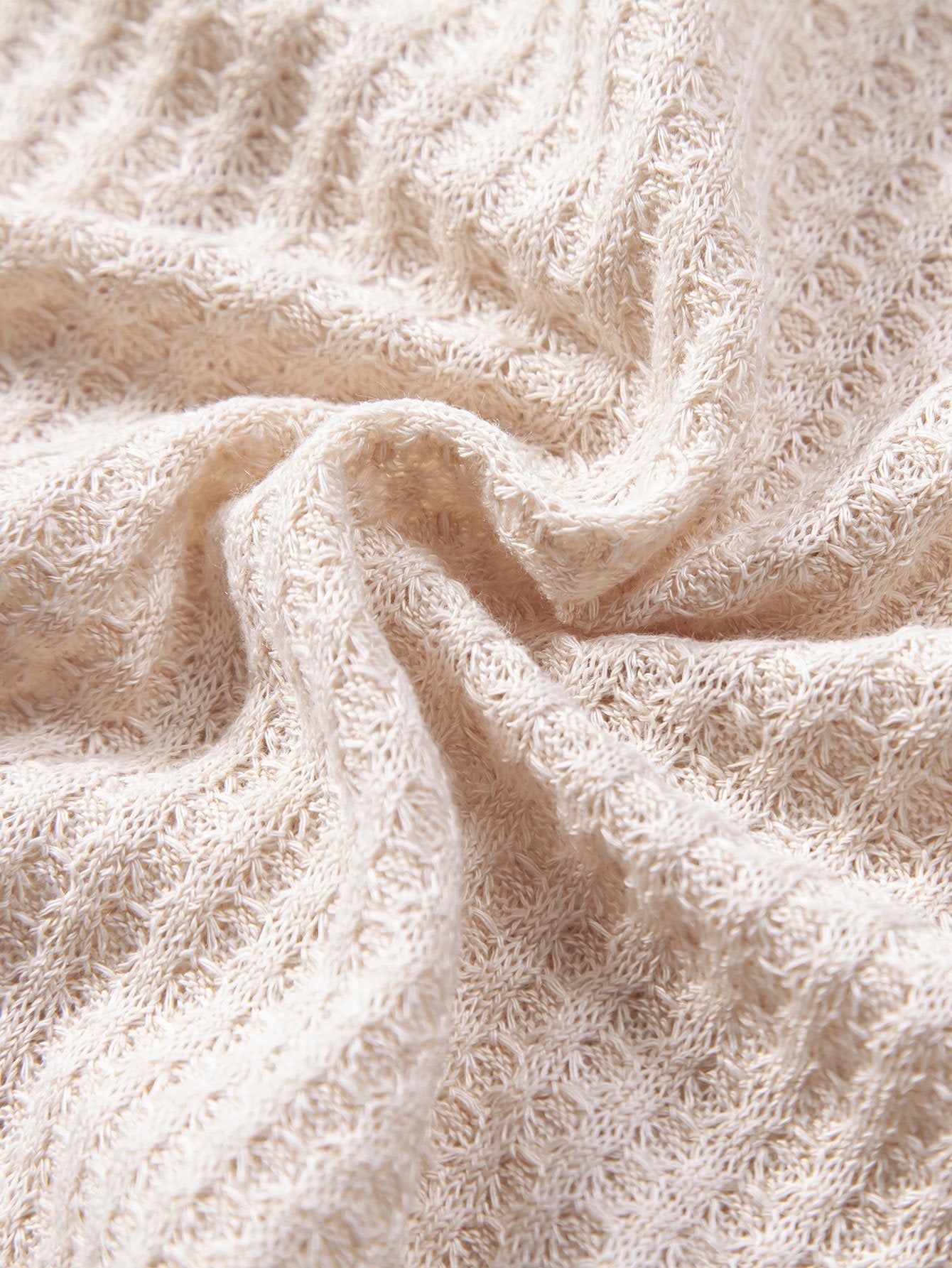 Riviera Knitted Waffle Cuban Shirt & Straight Leg Linen Pants Set