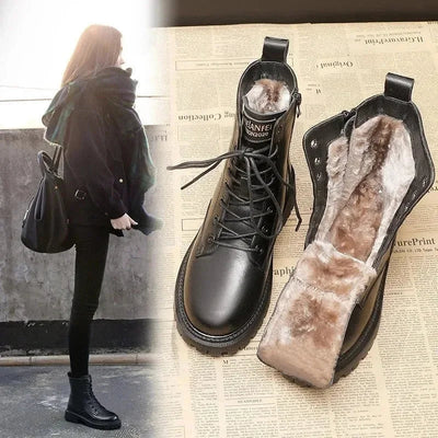 Elena - Winter Boots with Fur Lining
