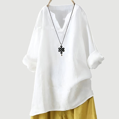 Evelyn | Relaxed linen blouse for warm days