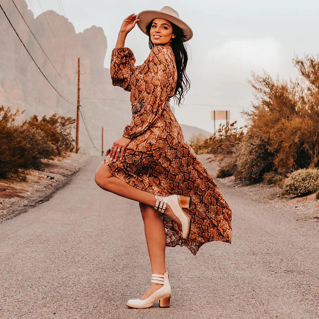 Megan™ - Leather Ankle Boots