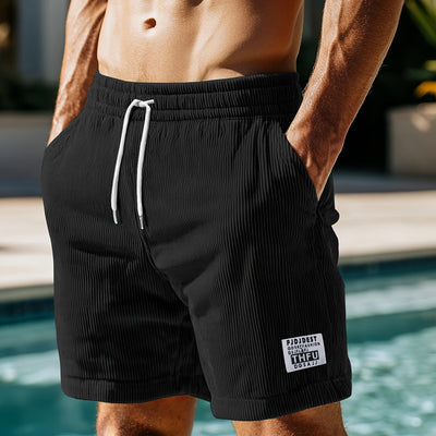 Lorenzo Casual Corduroy Shorts